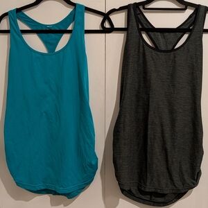 New balance workout Tanks - Teal and heather Gray